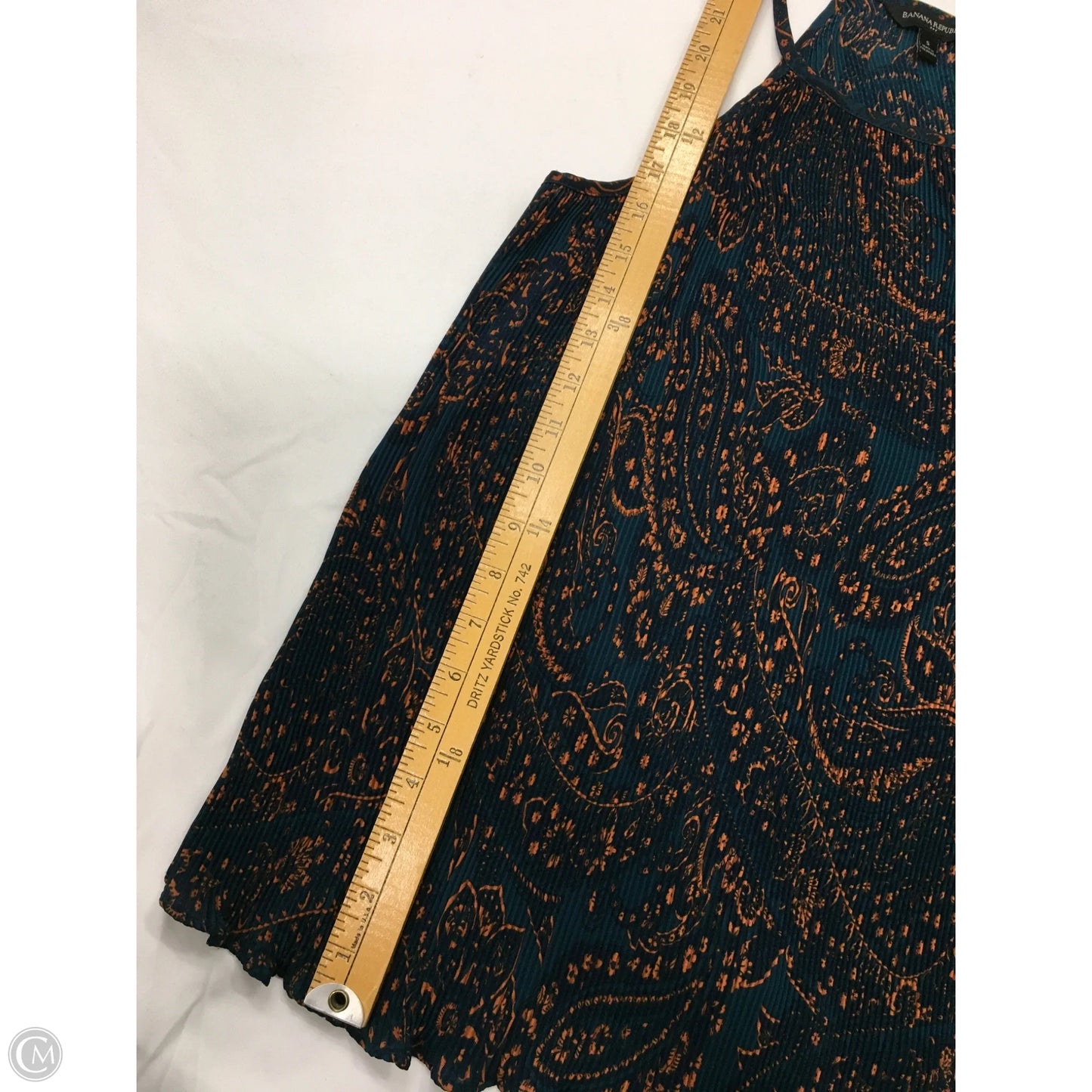 Top Sleeveless By Banana Republic In Teal, Size: S