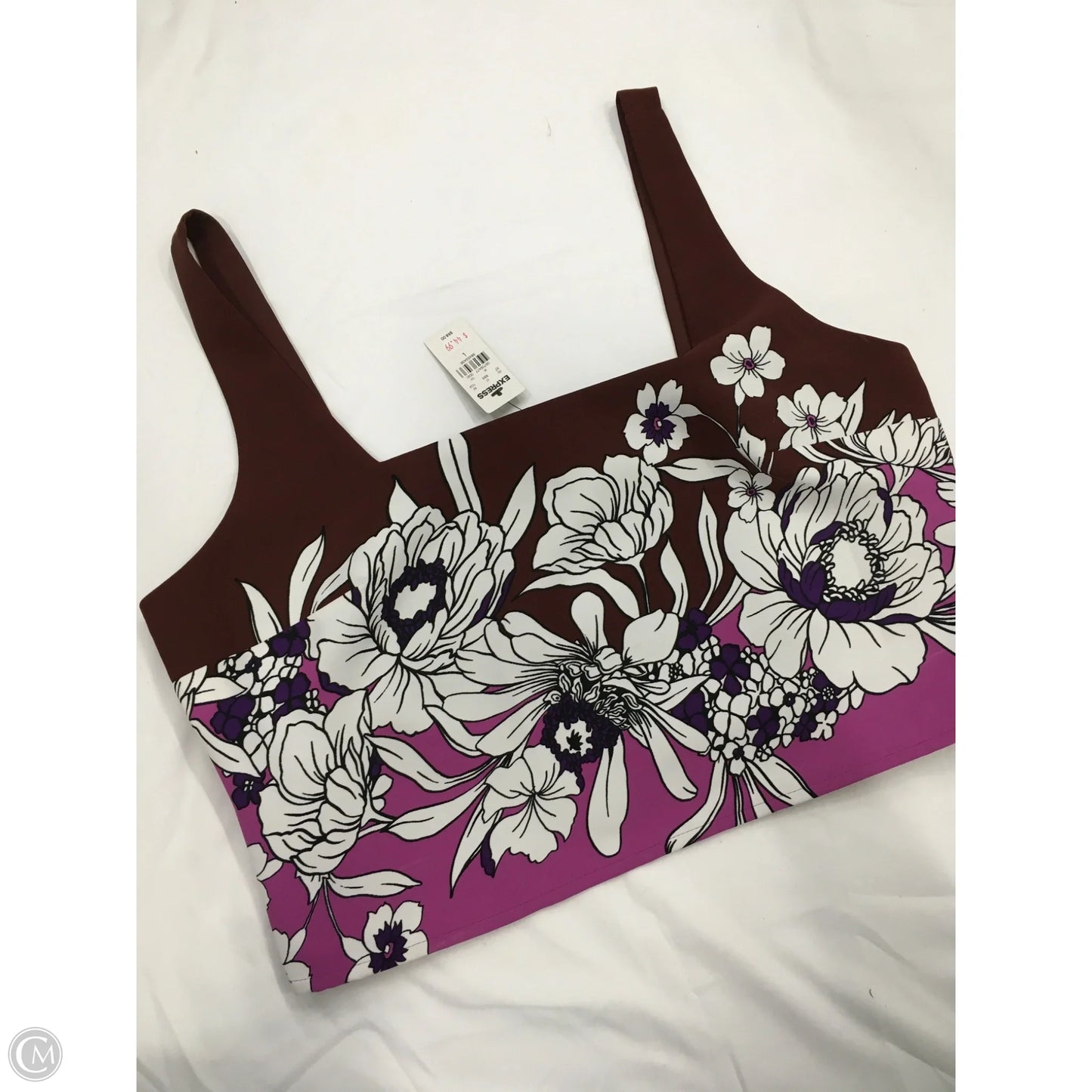 Top Sleeveless By Express In Purple, Size: L