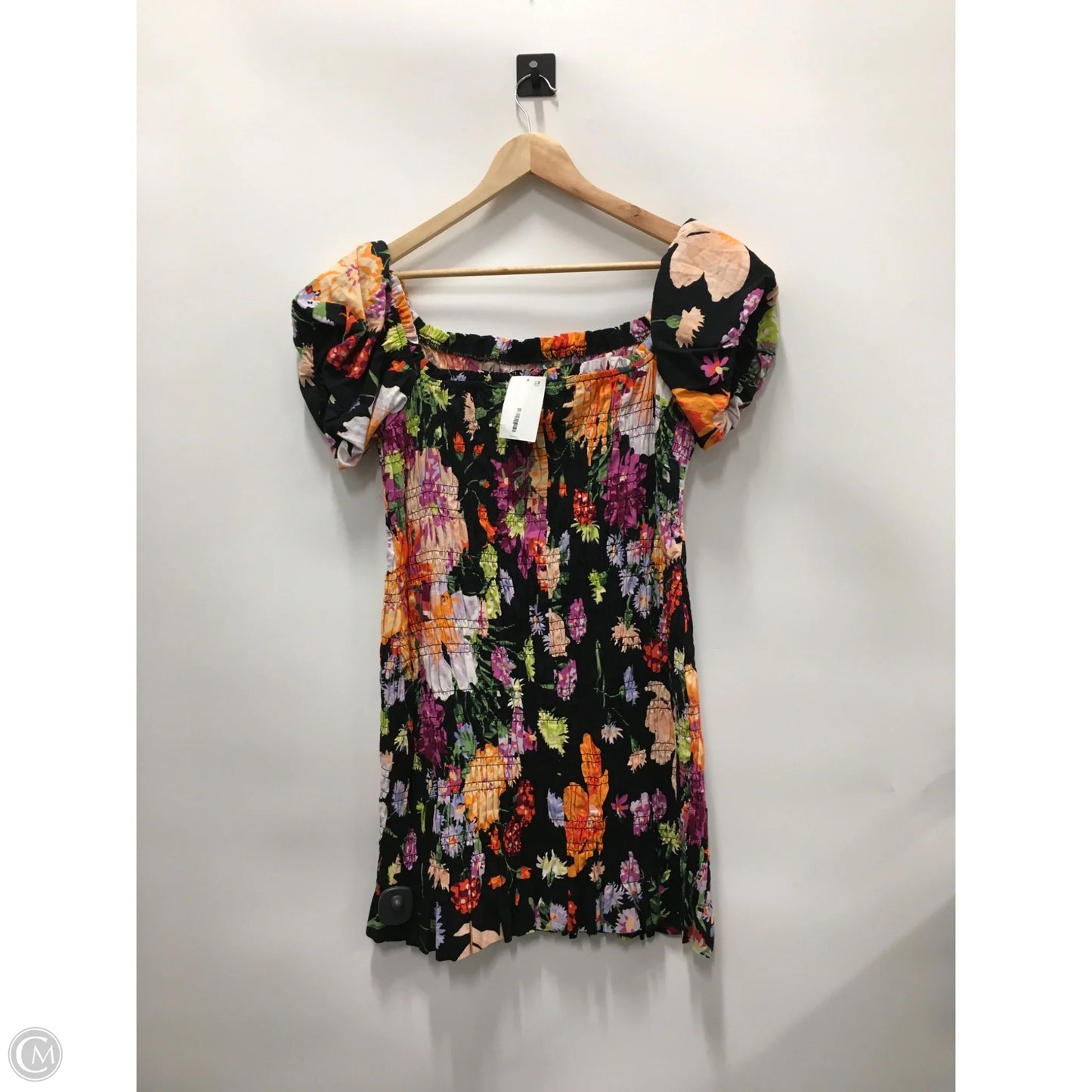 Dress Casual Short By H&m In Floral Print, Size: Xl
