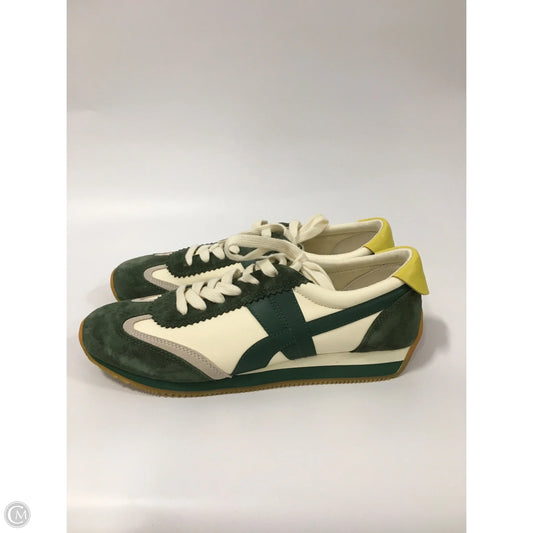Shoes Designer By Tory Burch In Green & White, Size: 9.5