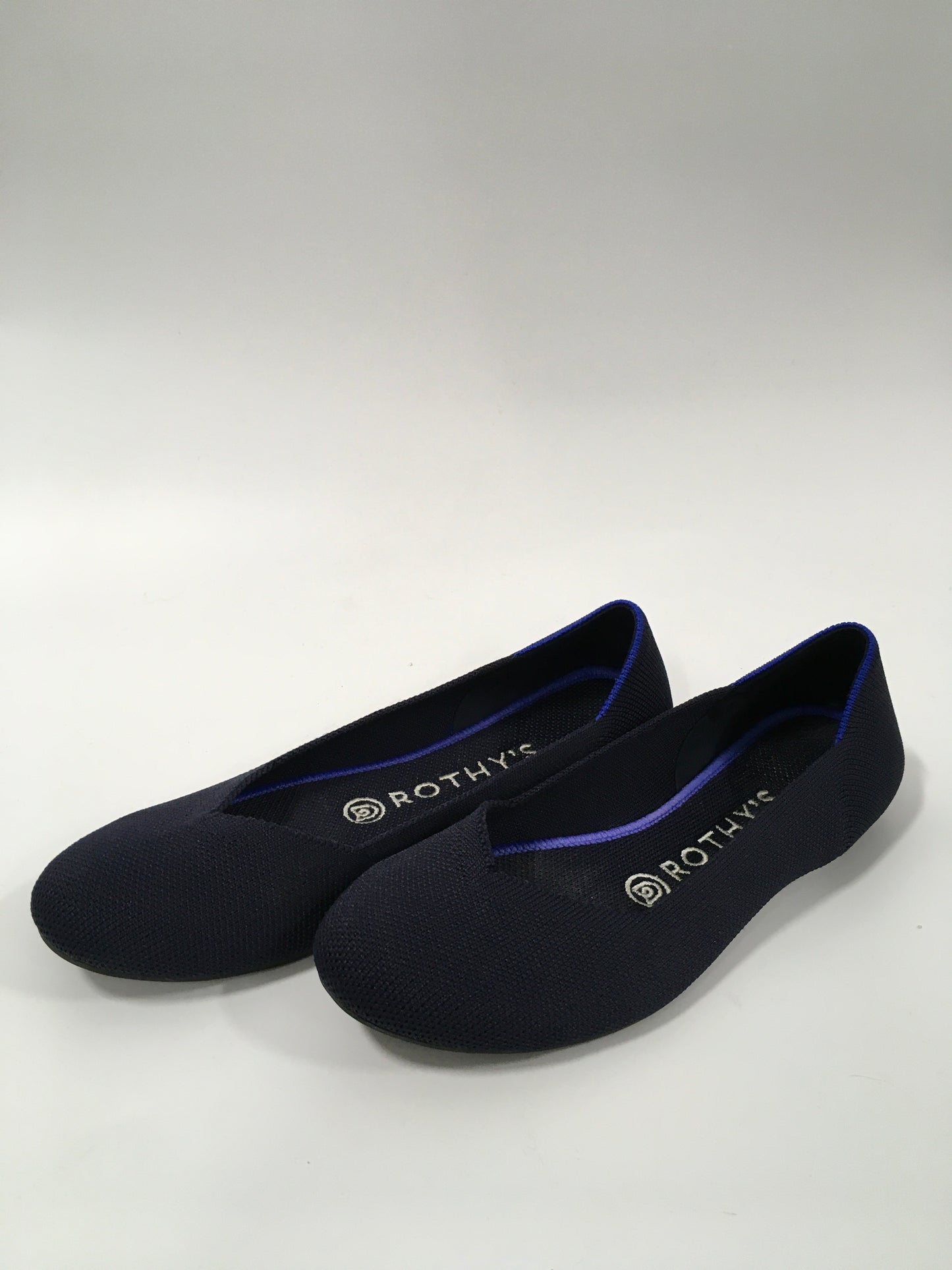 Navy Shoes Flats Ballet Rothys, Size 6.5