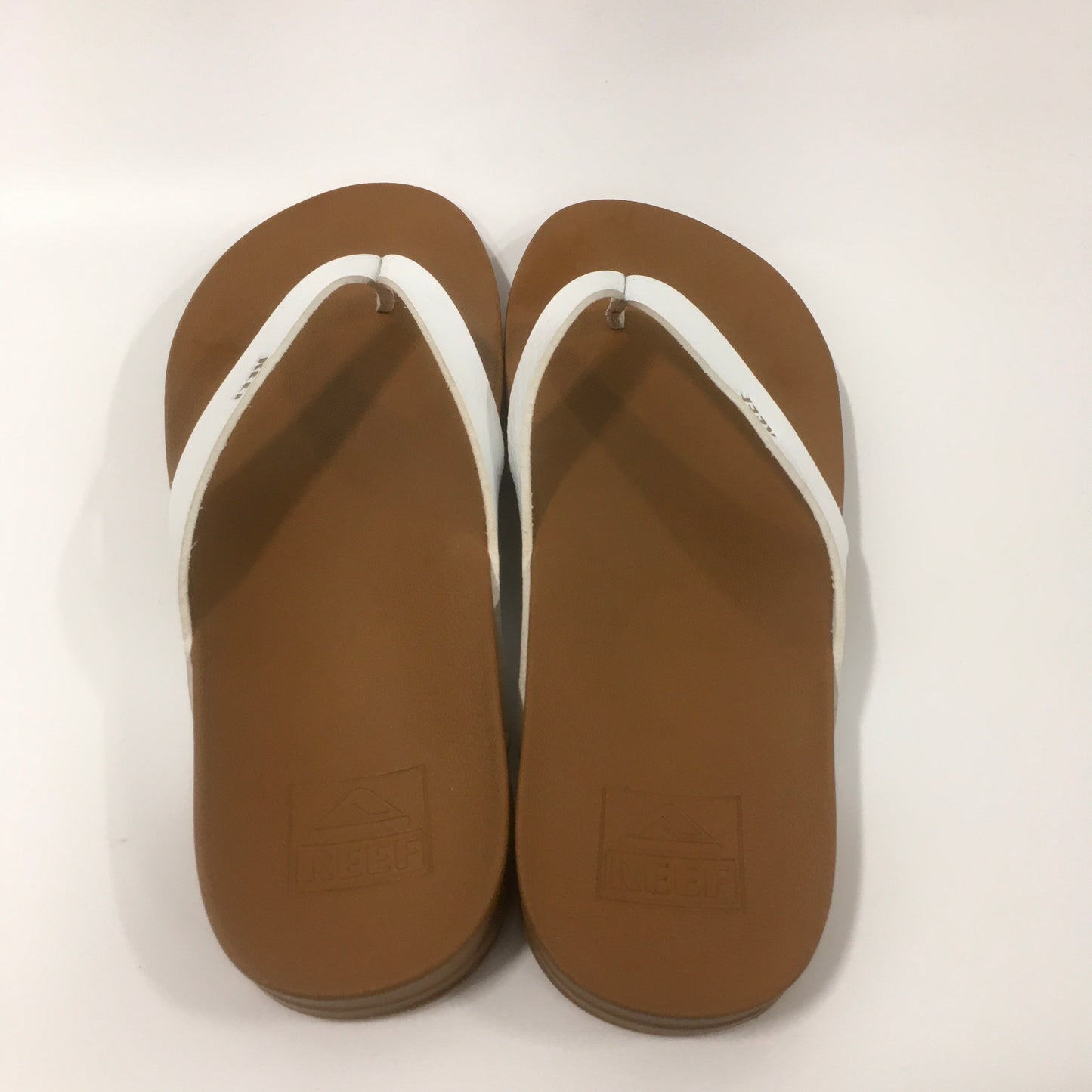 White Sandals Flip Flops Reef, Size 7