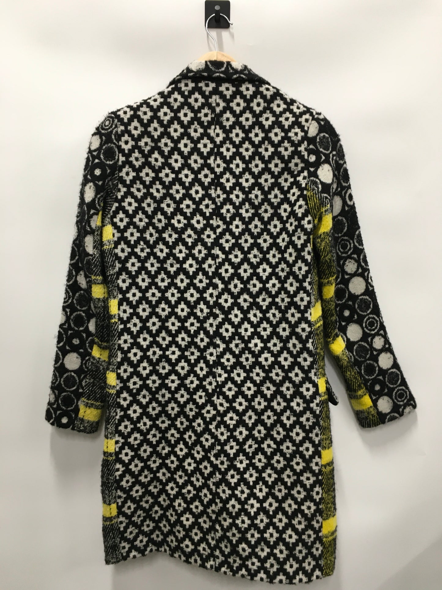 Black White Coat Wool Desigual, Size L