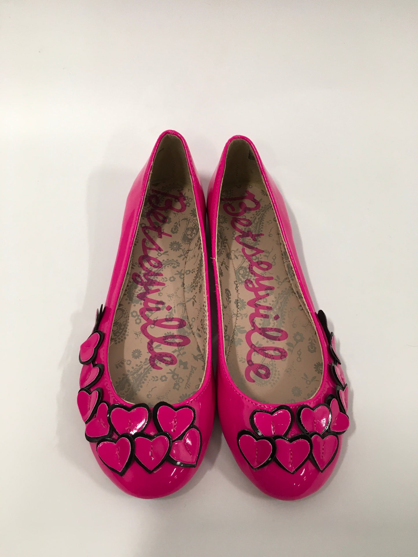 Pink Shoes Flats Betseyville, Size 7.5