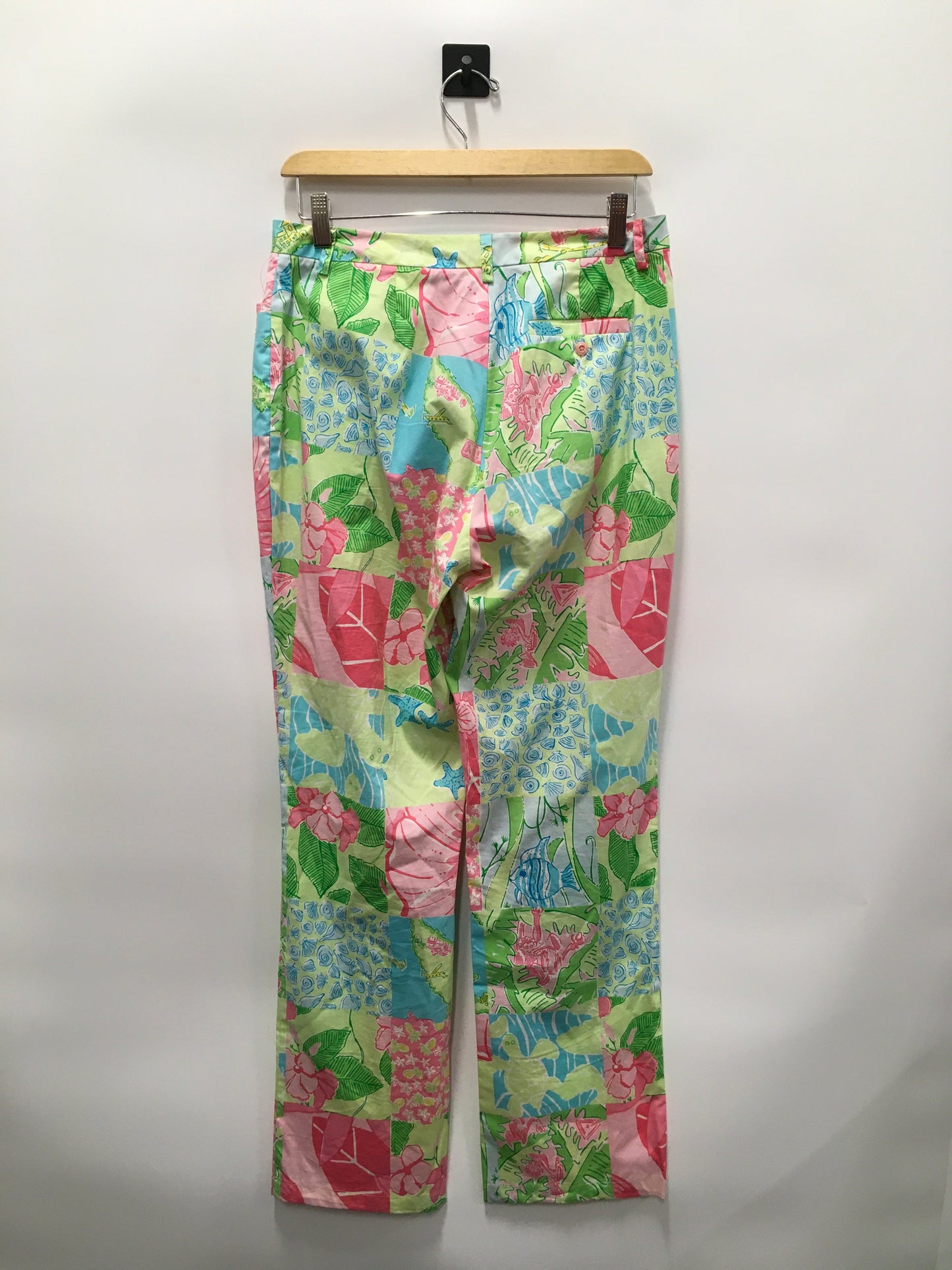 Multi-colored Pants Wide Leg Lilly Pulitzer, Size 8