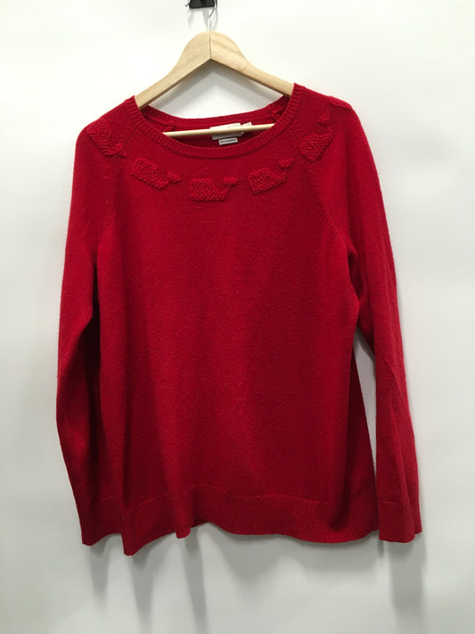 Sweater By Vineyard Vines In Red, Size: Xl