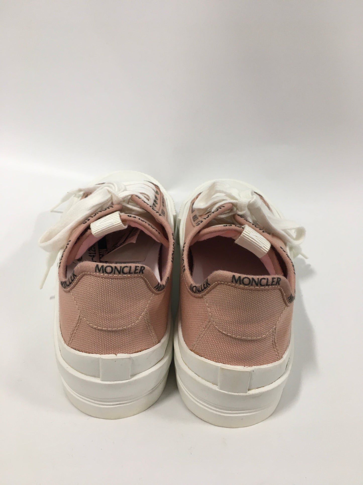 Shoes Designer By Moncler In Peach, Size: 7