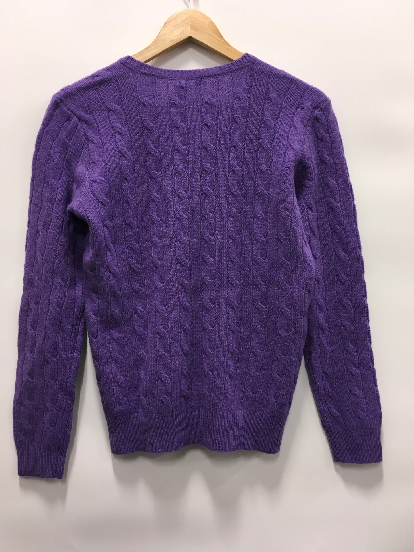 Sweater Cashmere By Polo Ralph Lauren In Purple, Size: M