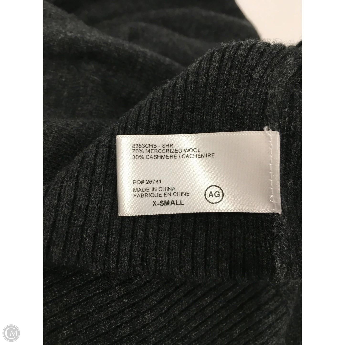 Sweater Cashmere By AG green label  In Grey, Size: Xs