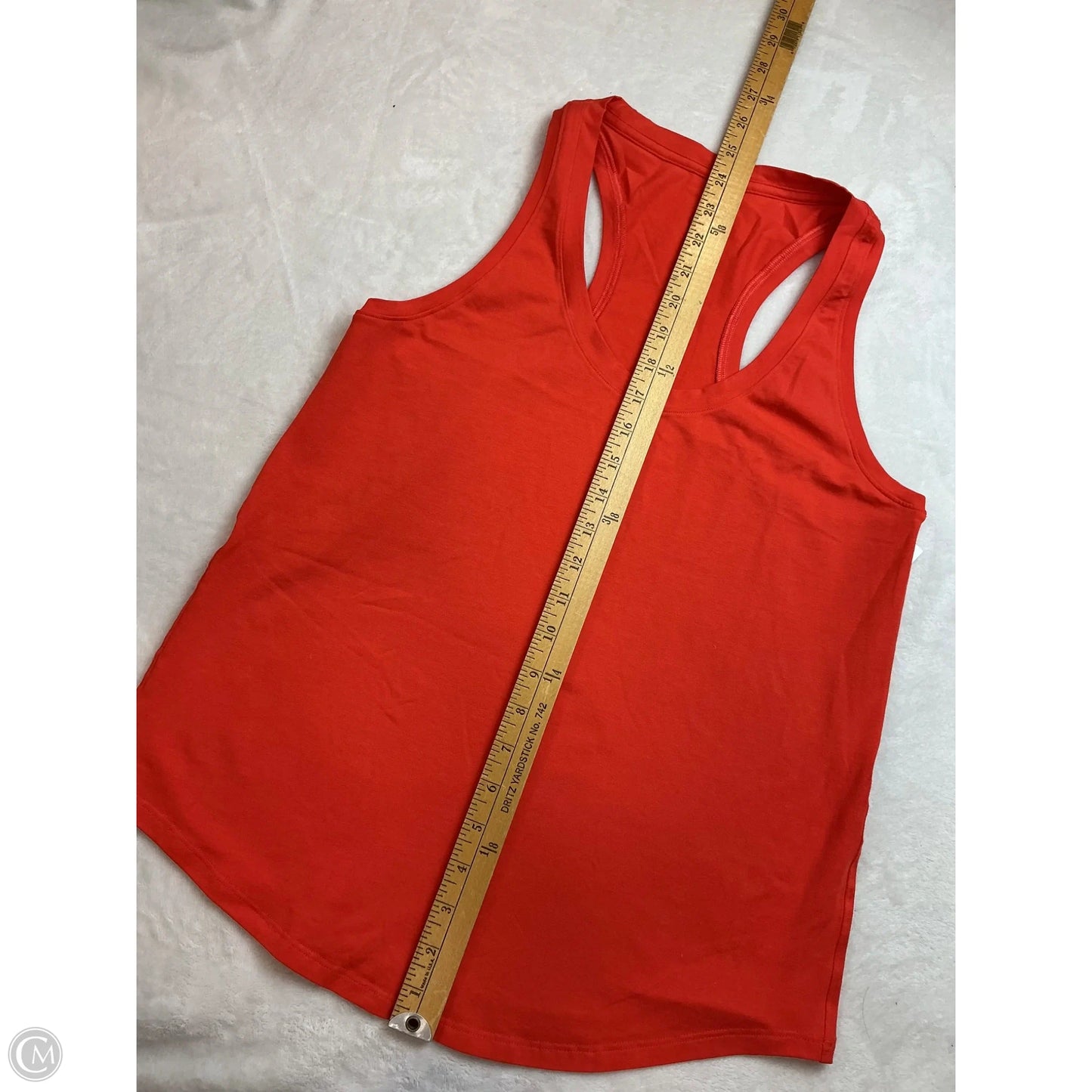 Athletic Tank Top By Lululemon In Orange, Size: 8