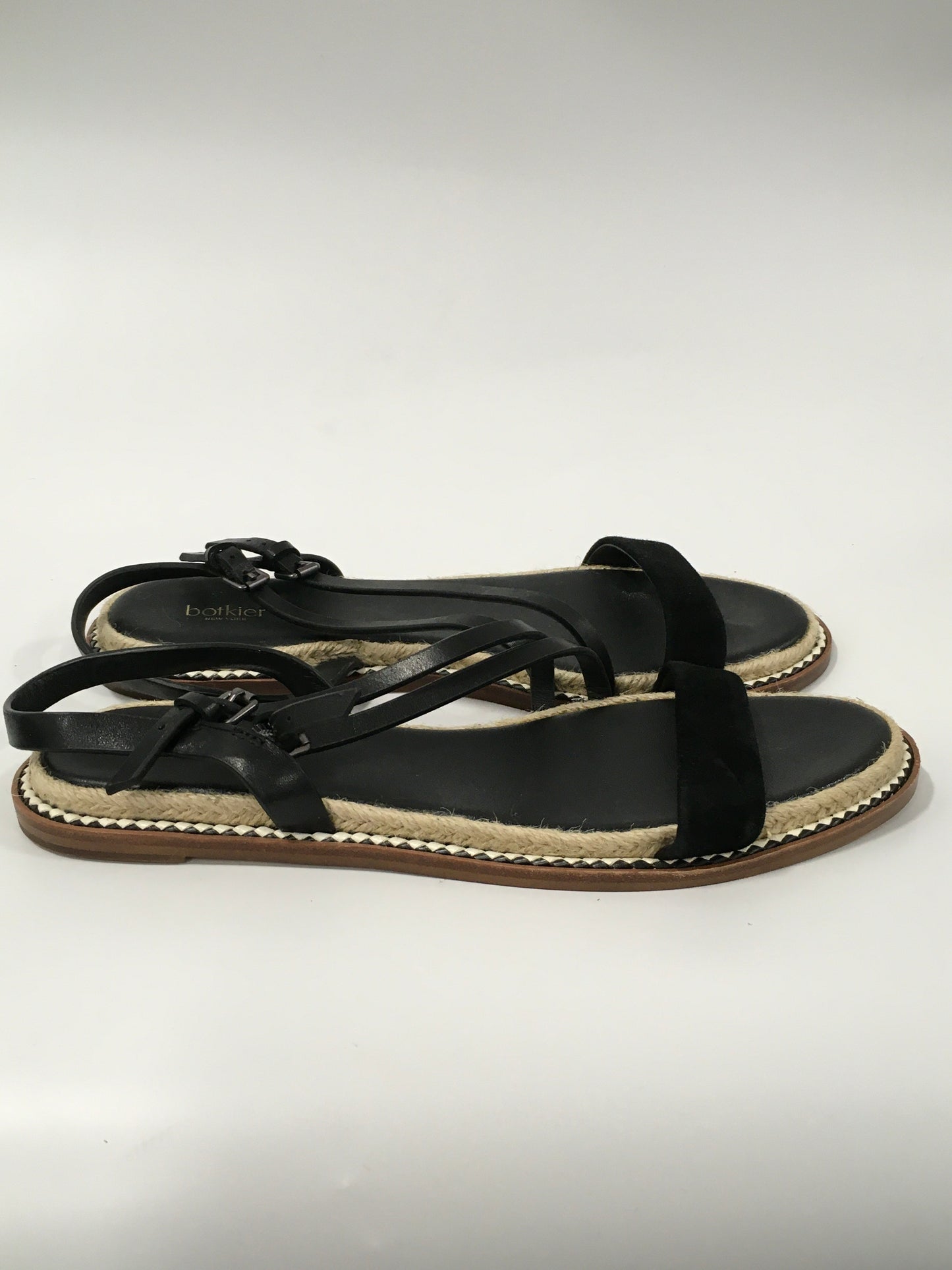 Black Sandals Flats Botkier, Size 8