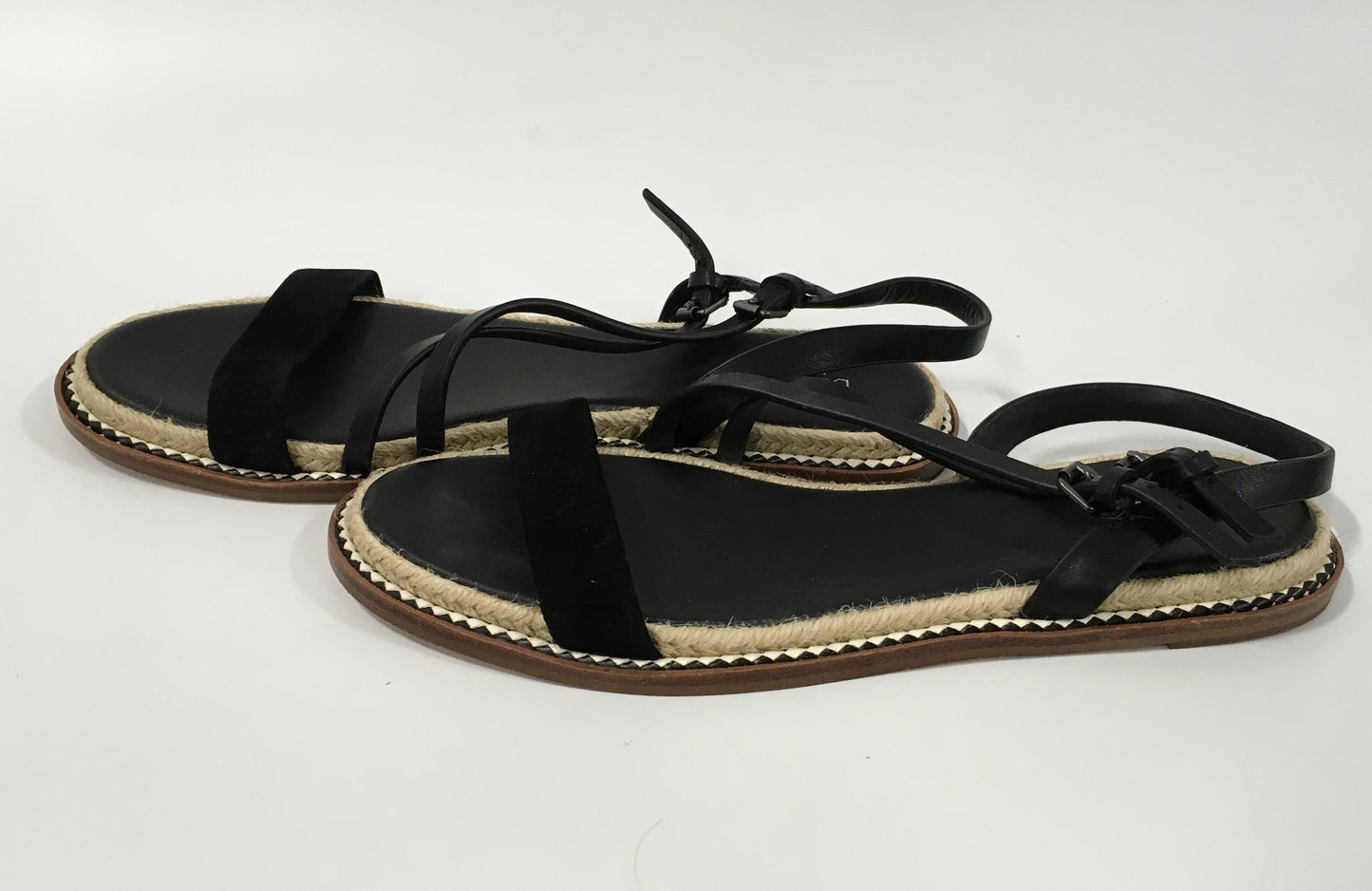 Black Sandals Flats Botkier, Size 8