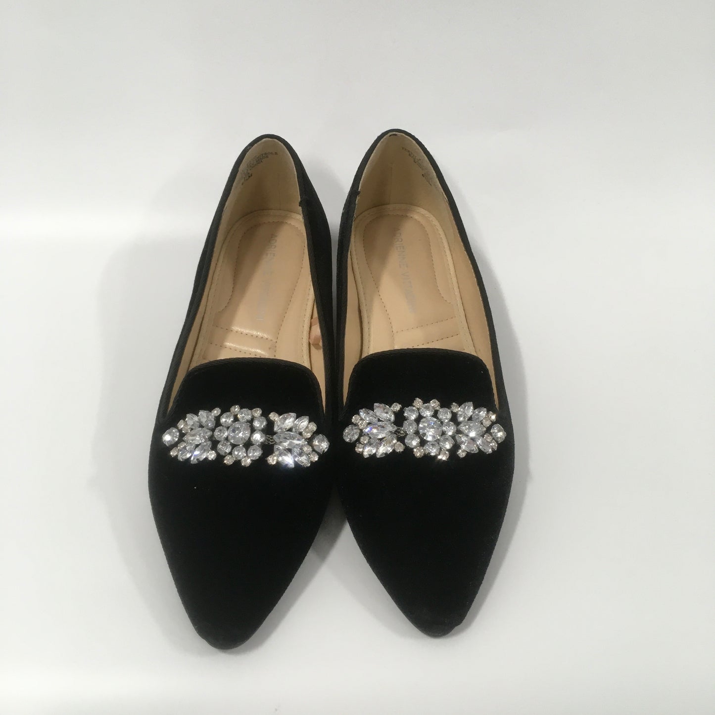 Black Shoes Flats Adrienne Vittadini, Size 6.5