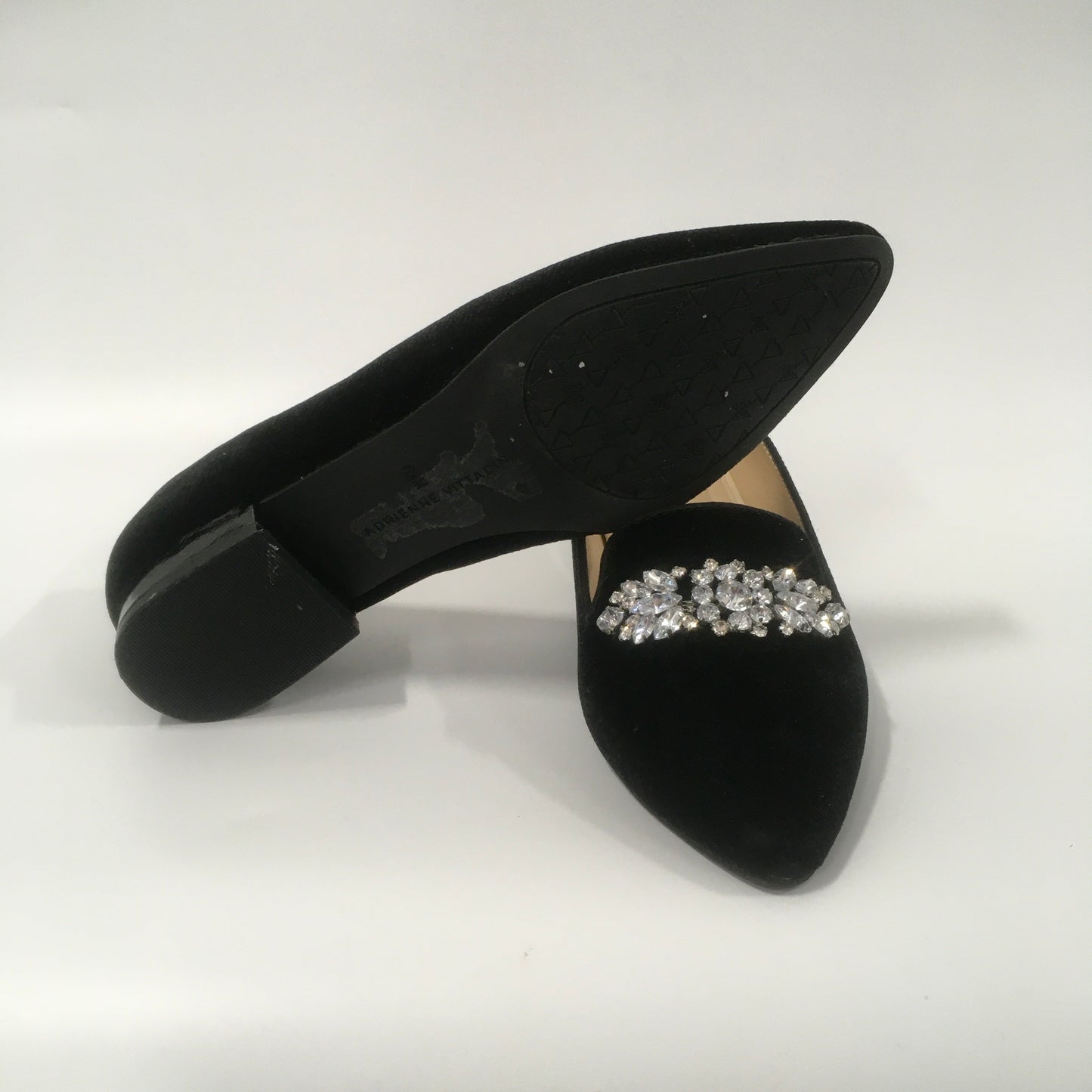 Black Shoes Flats Adrienne Vittadini, Size 6.5