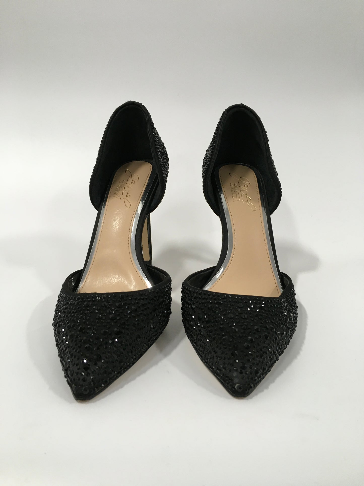 Black Shoes Heels Stiletto Badgley Mischka, Size 6