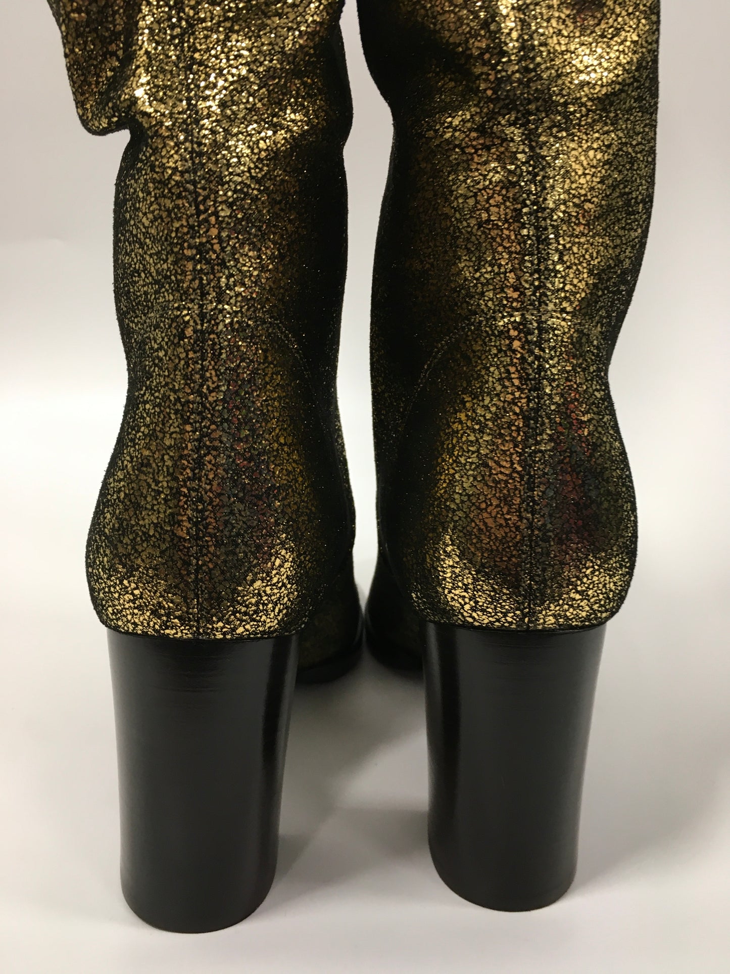 Boots Designer By Michael Kors In Gold, Size: 7.5