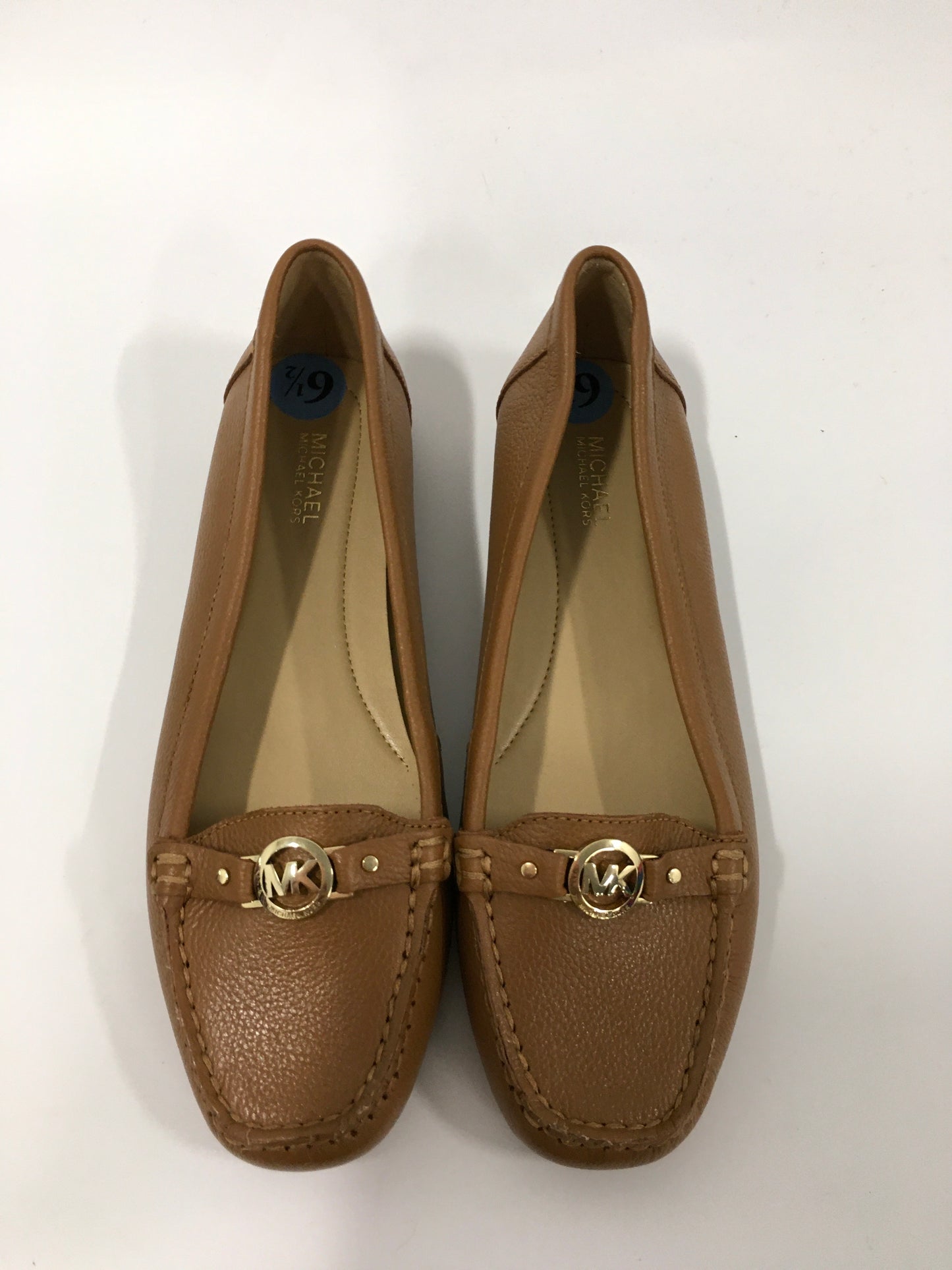 Tan Shoes Flats Ballet Michael By Michael Kors, Size 6.5