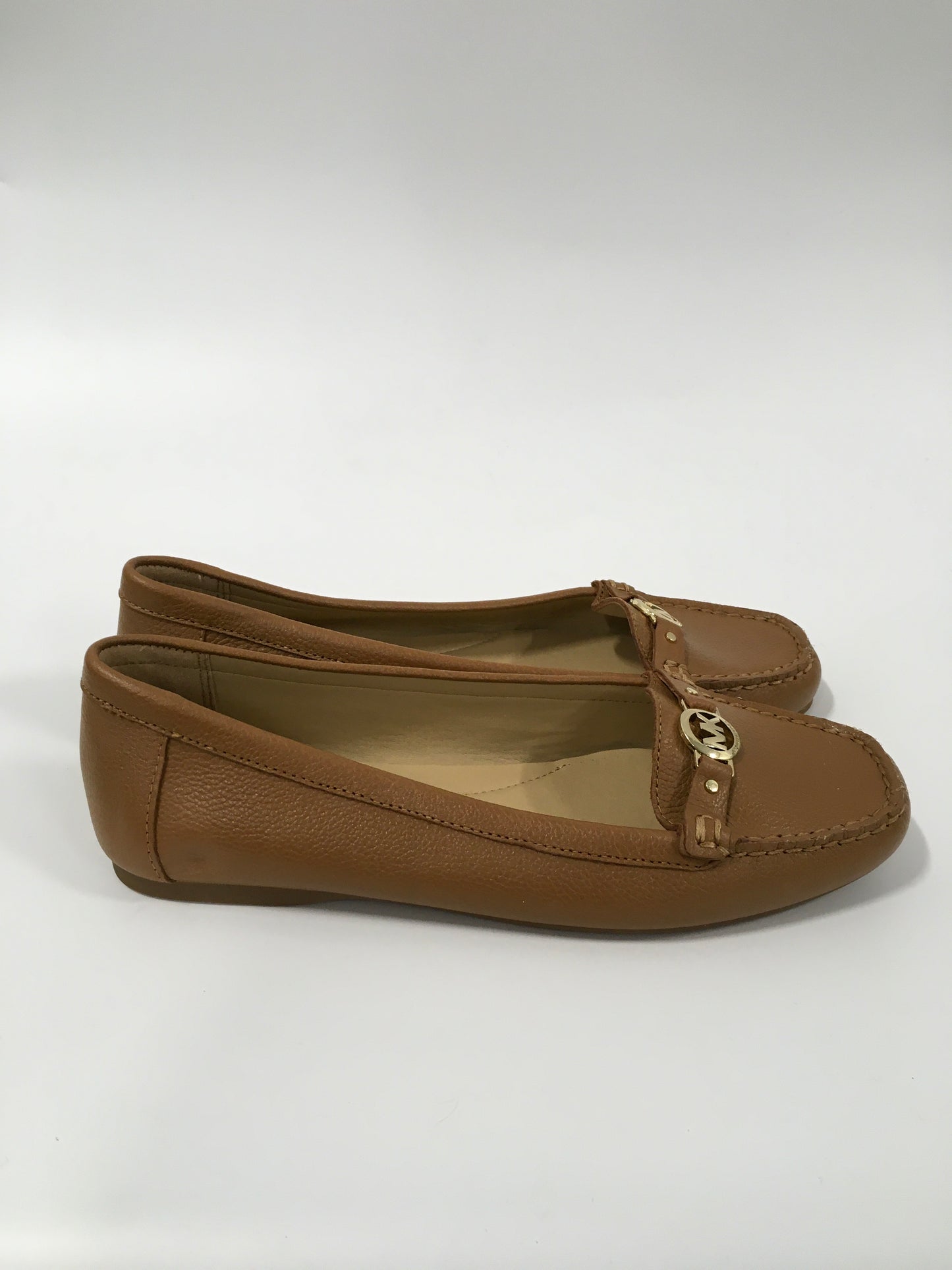 Tan Shoes Flats Ballet Michael By Michael Kors, Size 6.5