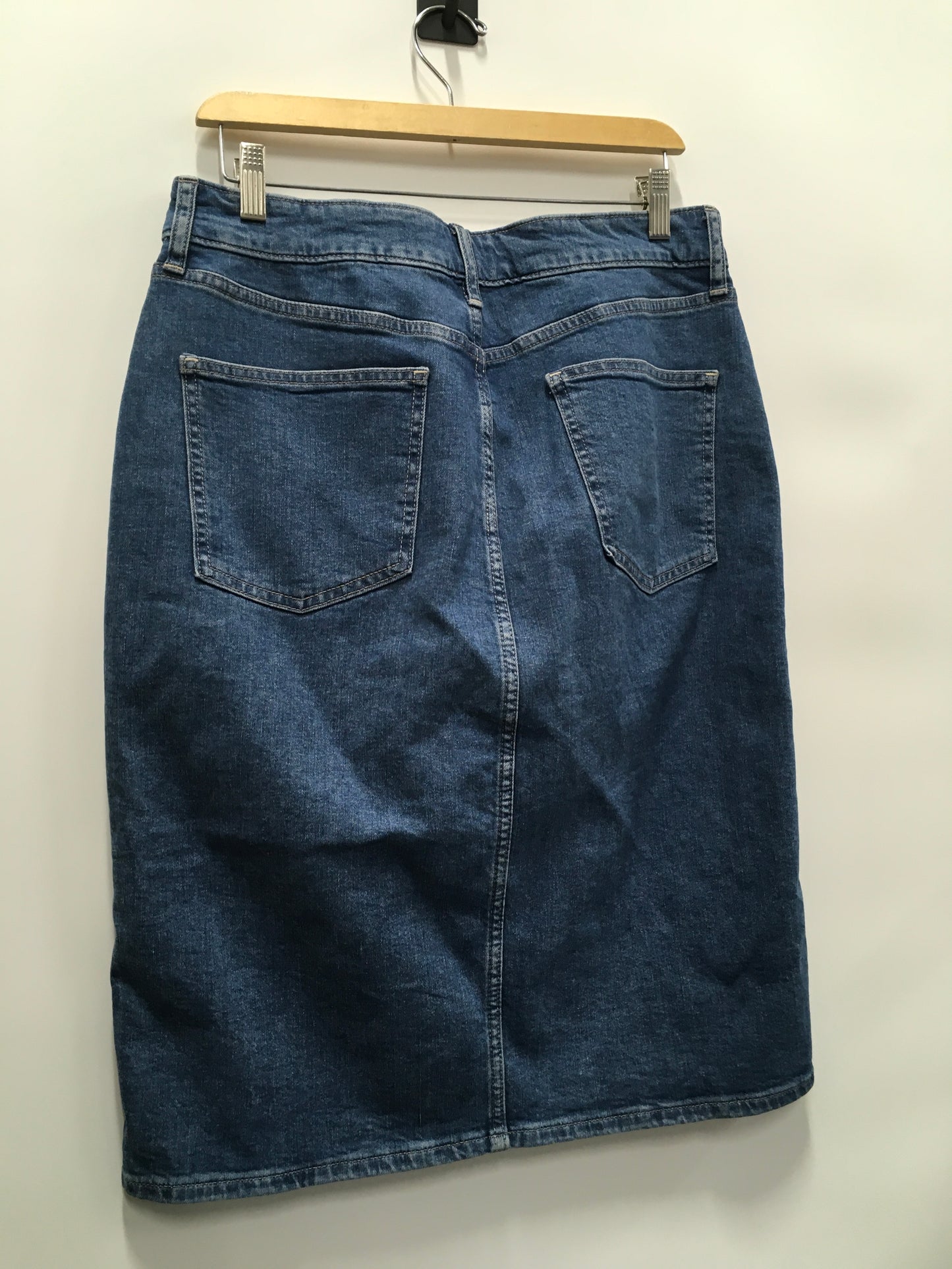 Skirt Maxi By Gap In Blue Denim, Size: 12