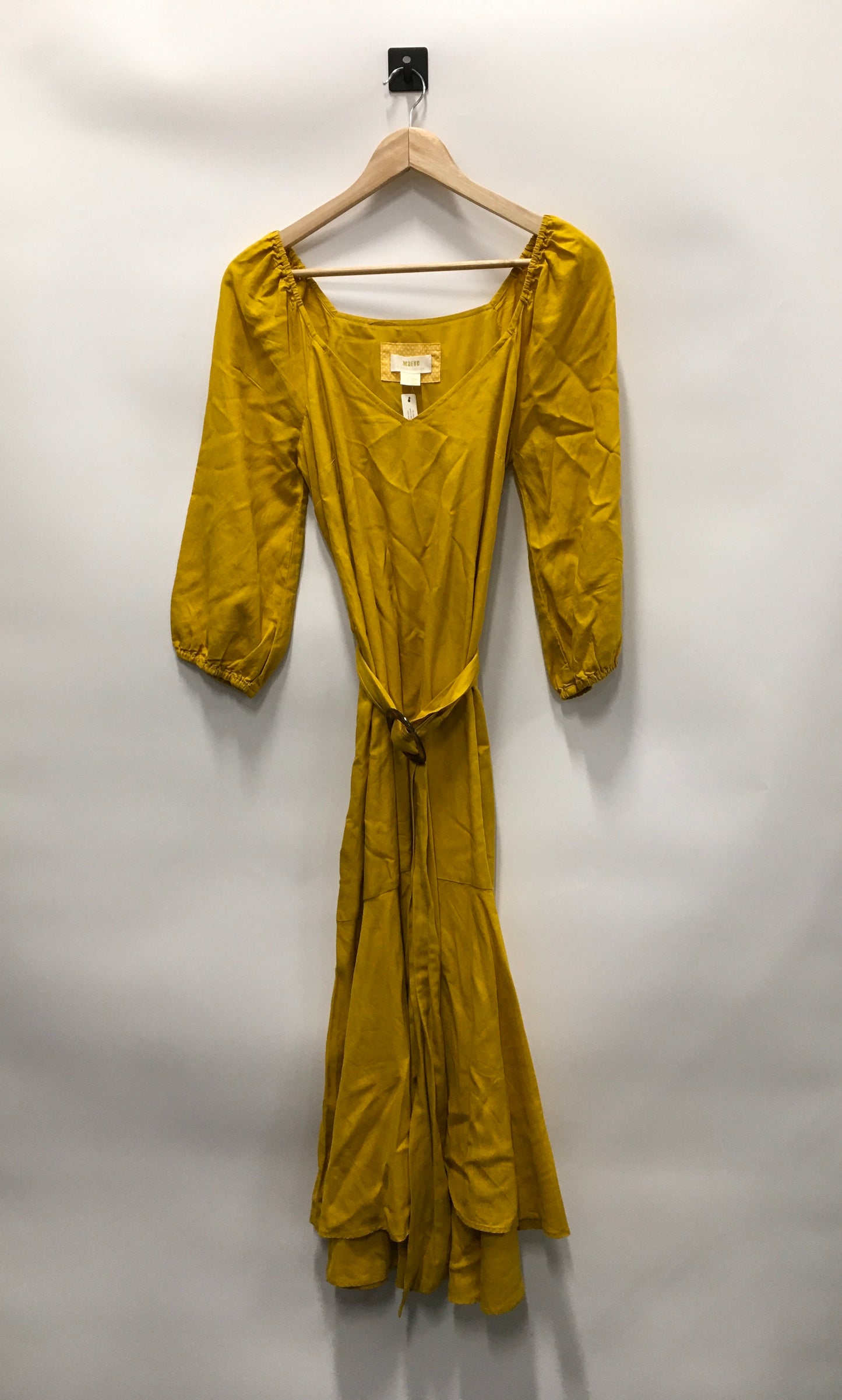 Yellow Dress Casual Midi Maeve, Size 4