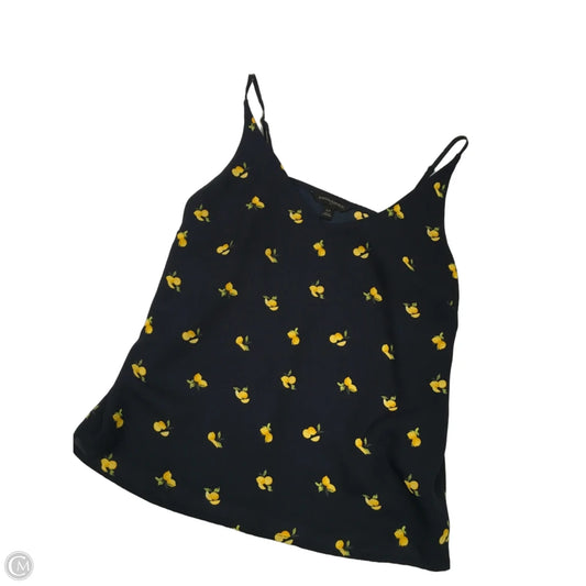 Top Sleeveless By Banana Republic In Blue & Yellow, Size: Sp