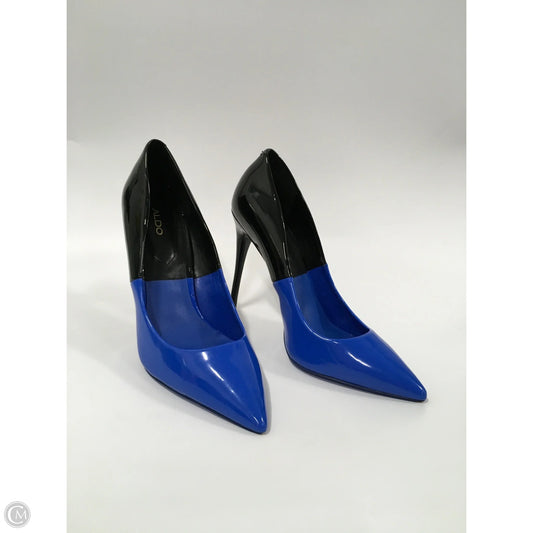 Shoes Heels Stiletto By Aldo In Black & Blue, Size: 8.5
