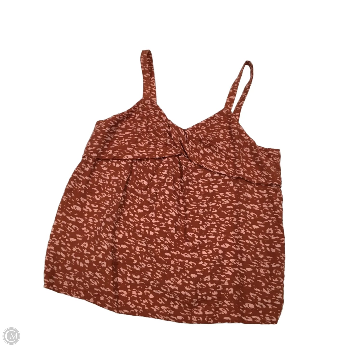 Top Sleeveless By Simply Vera In Orange, Size: Xl