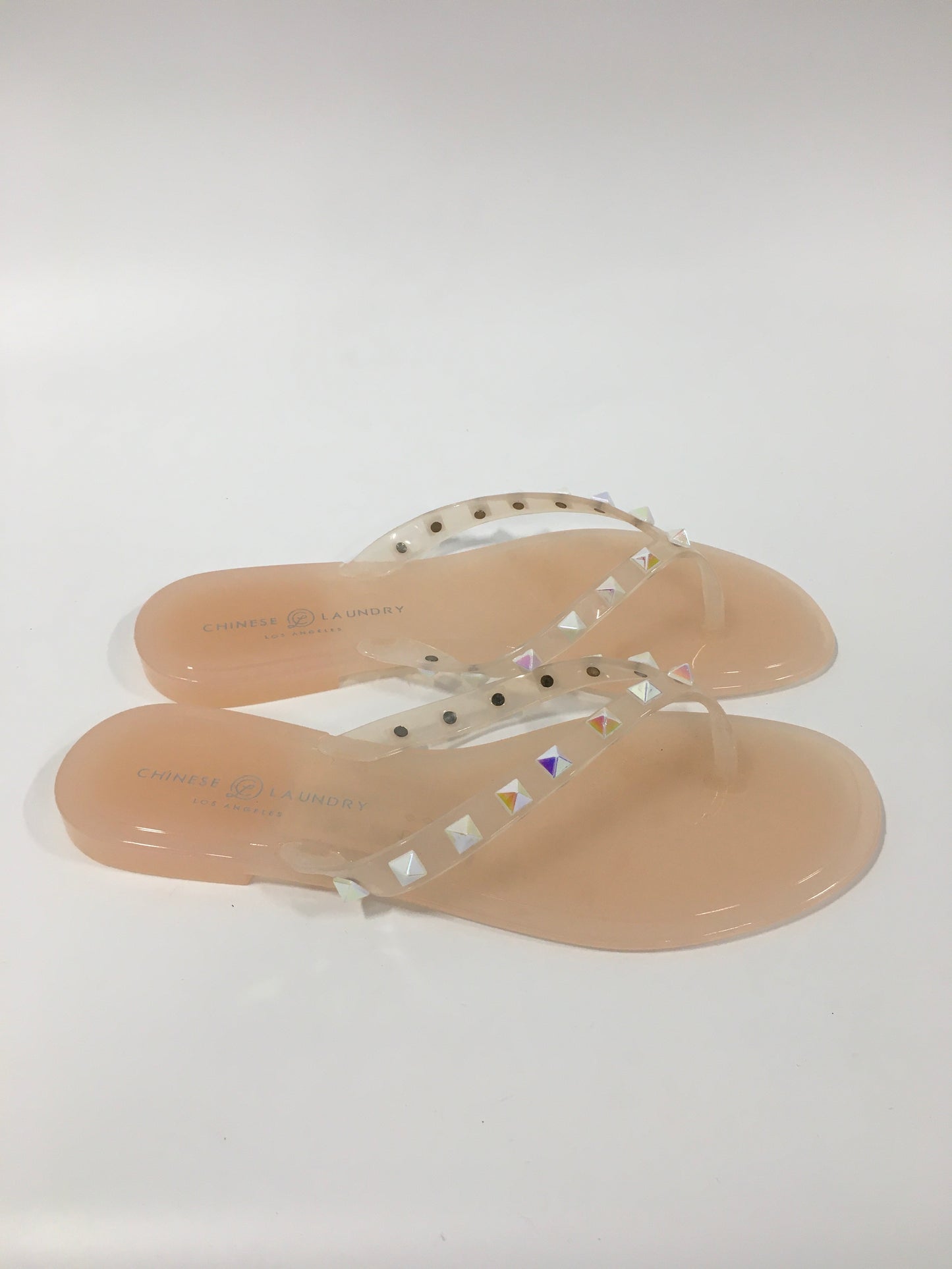 Pink Sandals Flip Flops Chinese Laundry, Size 7