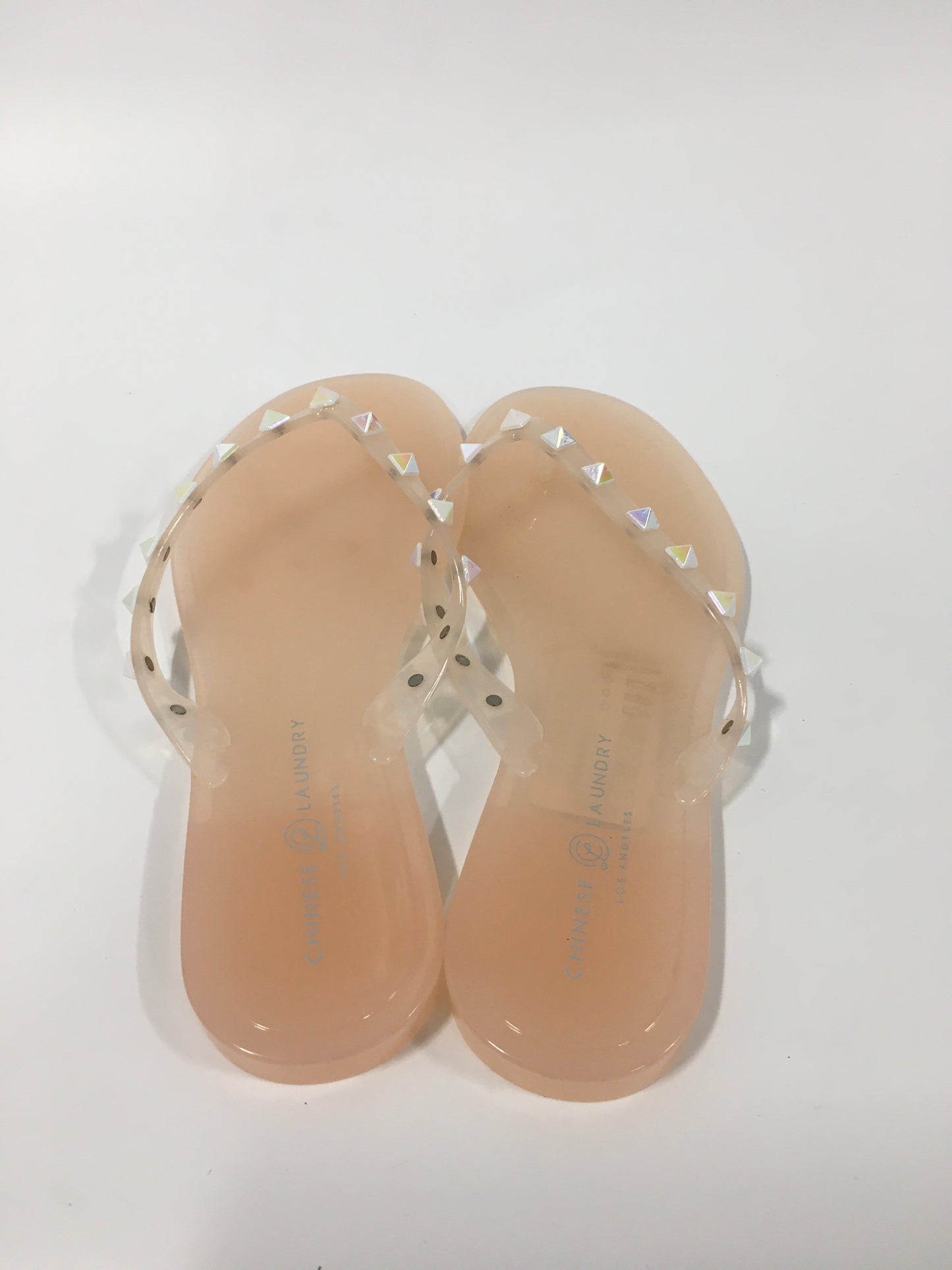 Pink Sandals Flip Flops Chinese Laundry, Size 7