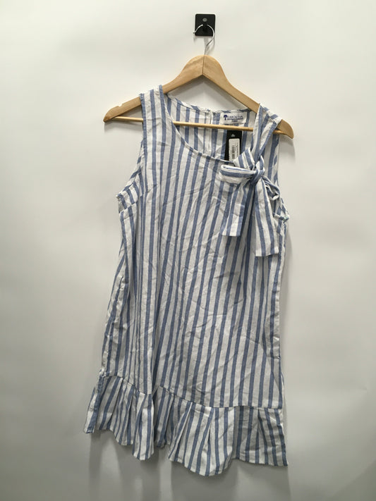 Blue & White Dress Casual Short Carolina Belle, Size M