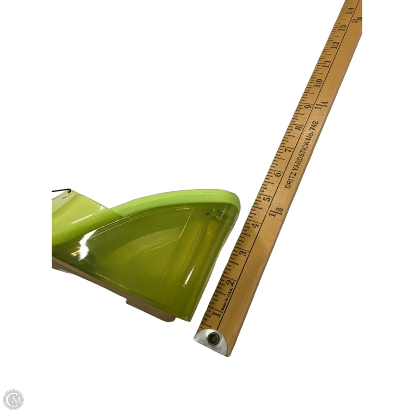 Sandals Heels Wedge By Torrid In Chartreuse, Size: 7