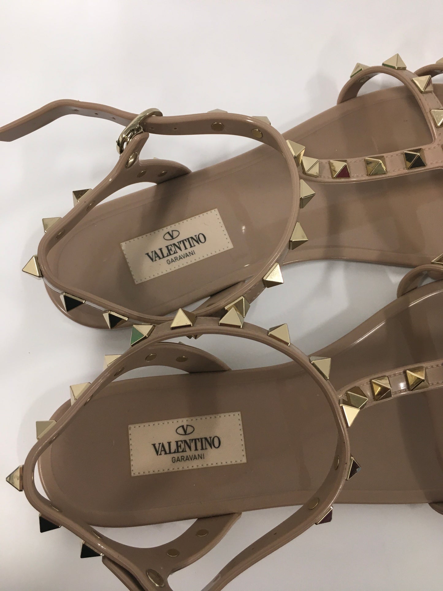 Mauve Sandals Designer Valentino-garavani, Size 7.5