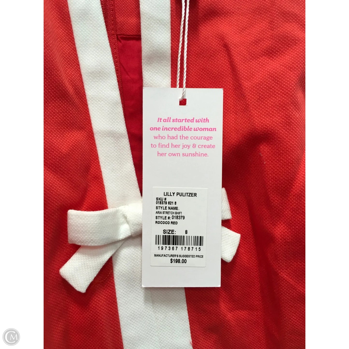Dress Designer By Lilly Pulitzer In Red, Size: 8