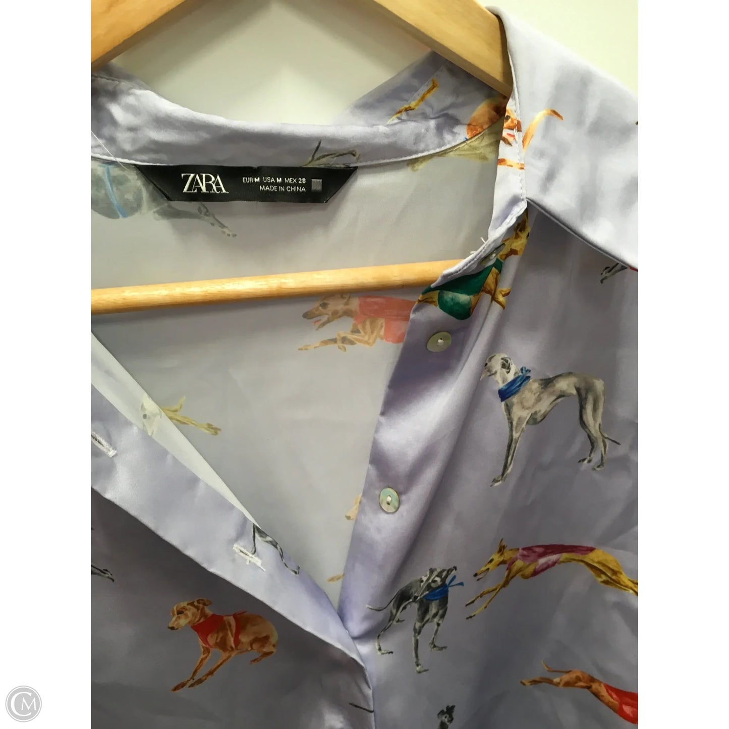 Top Long Sleeve By Zara In Purple, Size: M