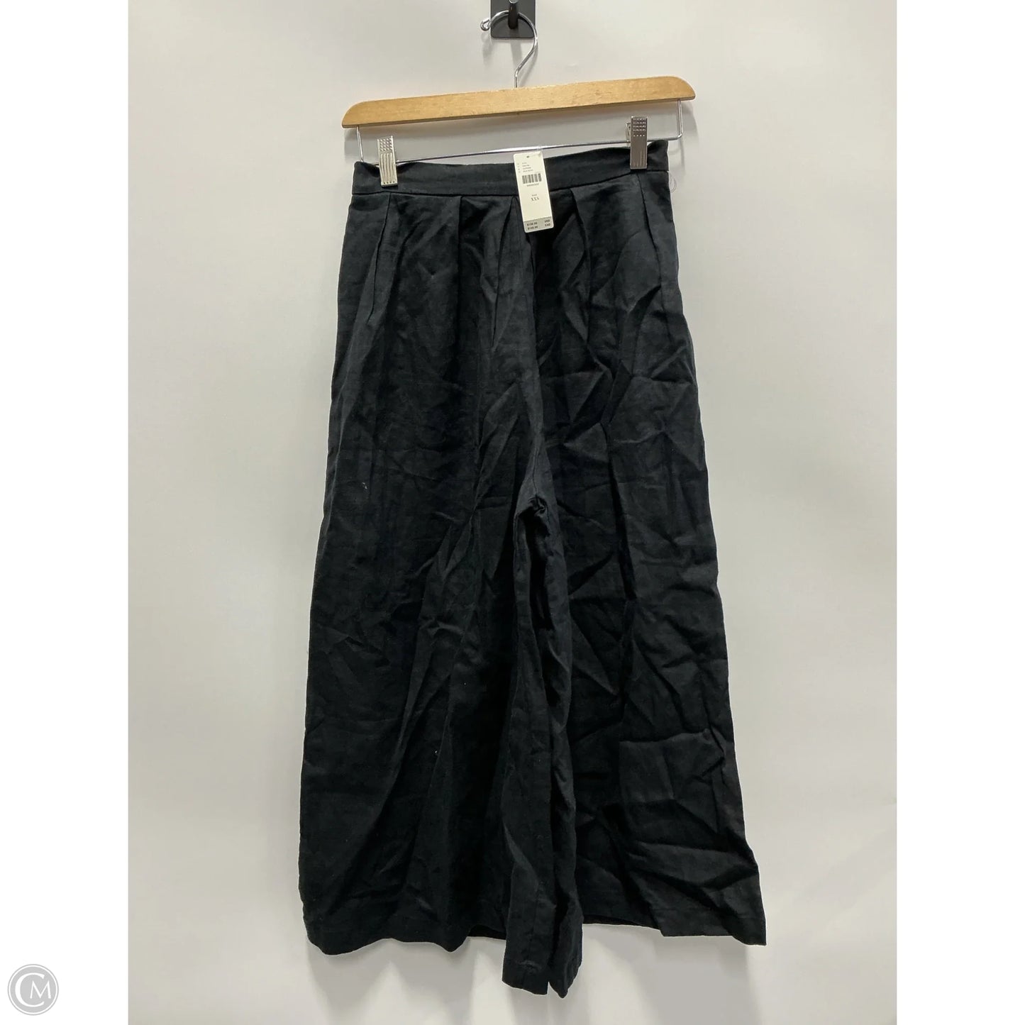Pants Linen By Anthropologie In Black, Size: Xxs