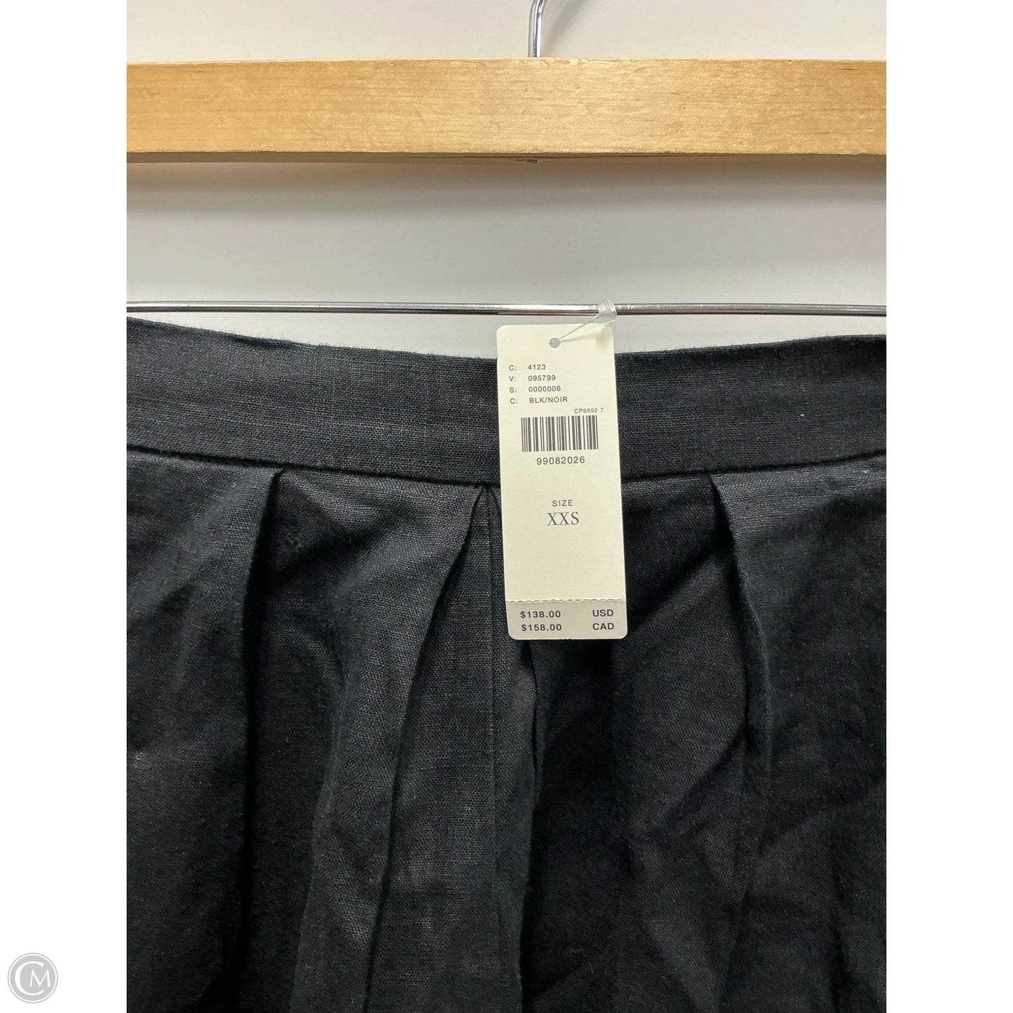 Pants Linen By Anthropologie In Black, Size: Xxs