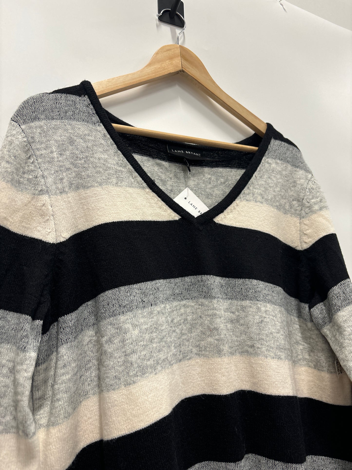 Sweater By Lane Bryant In Striped Pattern, Size: Xl