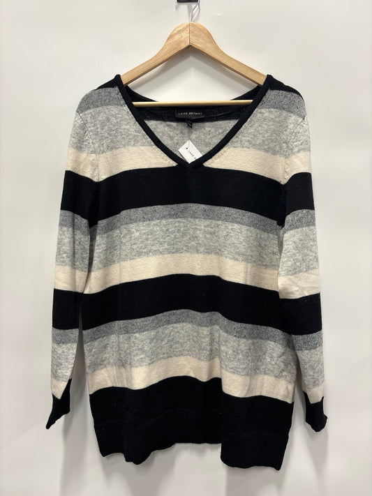 Sweater By Lane Bryant In Striped Pattern, Size: Xl