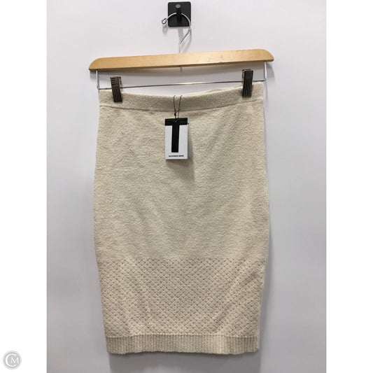 Skirt Luxury Designer By Alexander Wang In Cream, Size: S