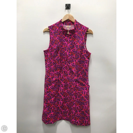 Dress Designer By Lilly Pulitzer In Blue & Pink, Size: 12