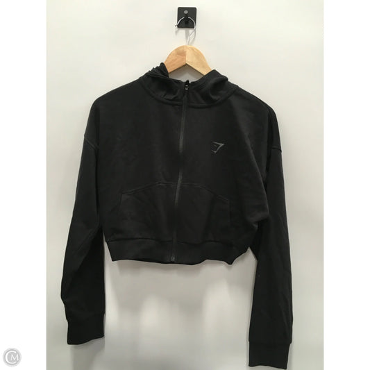 Athletic Sweatshirt Hoodie By Gym Shark In Black, Size: M
