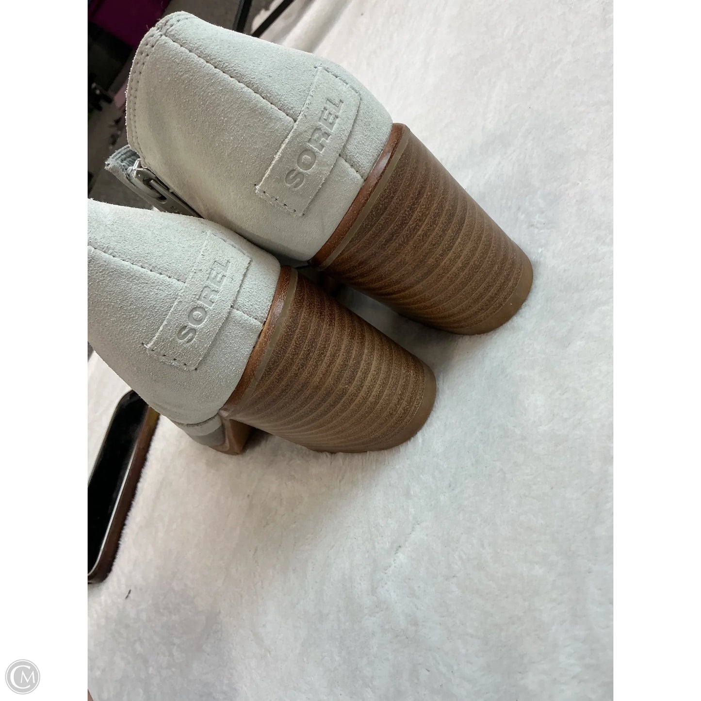 Shoes Heels Block By Sorel In Grey, Size: 7.5
