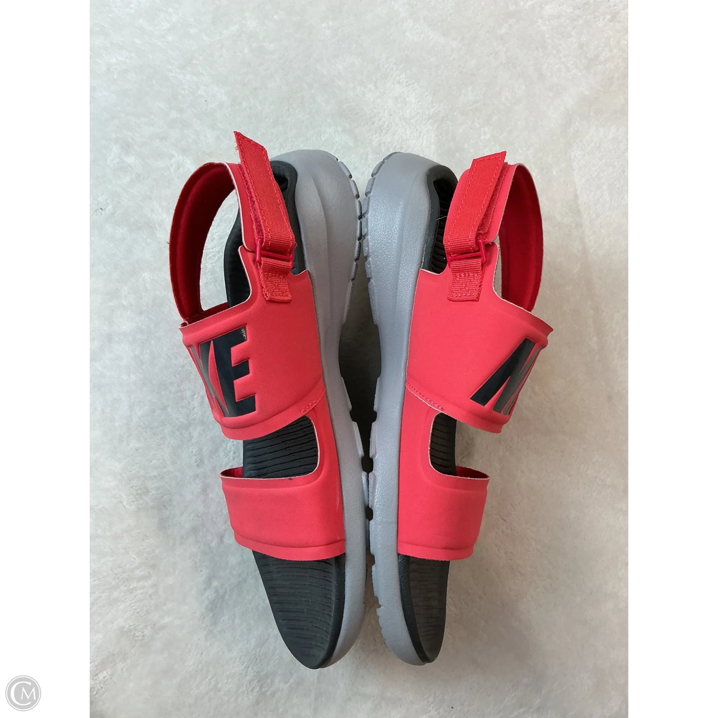 Sandals Flats By Nike In Red, Size: 7