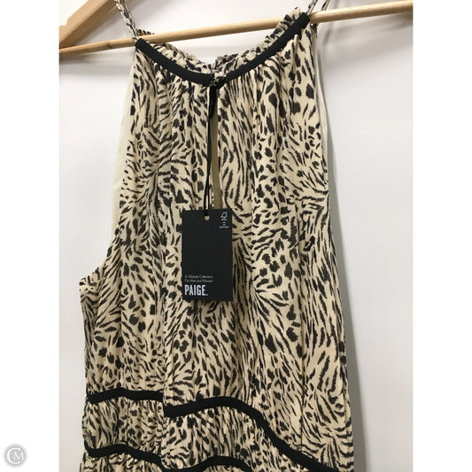 Dress Casual Maxi By Paige In Animal Print, Size: L
