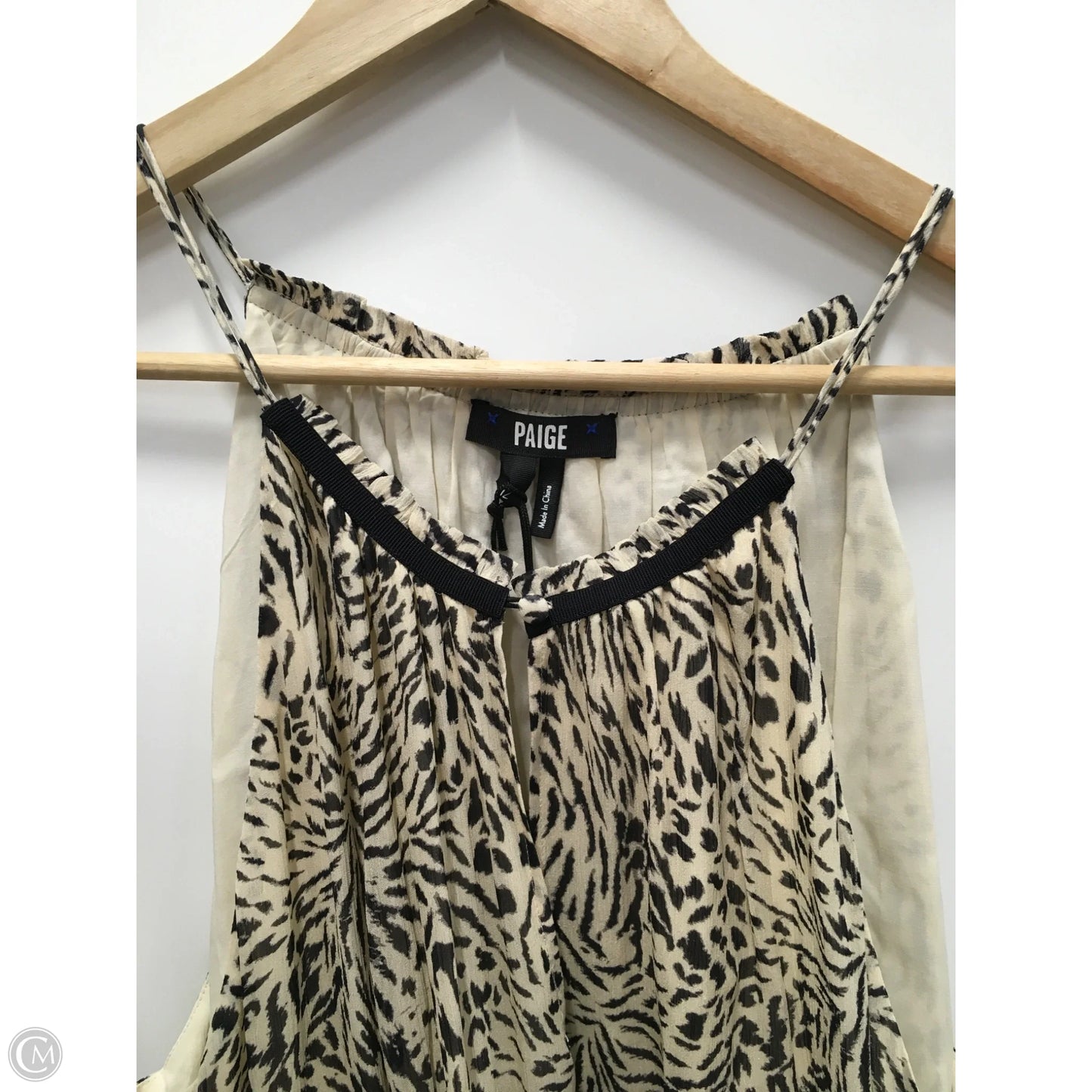 Dress Casual Maxi By Paige In Animal Print, Size: L
