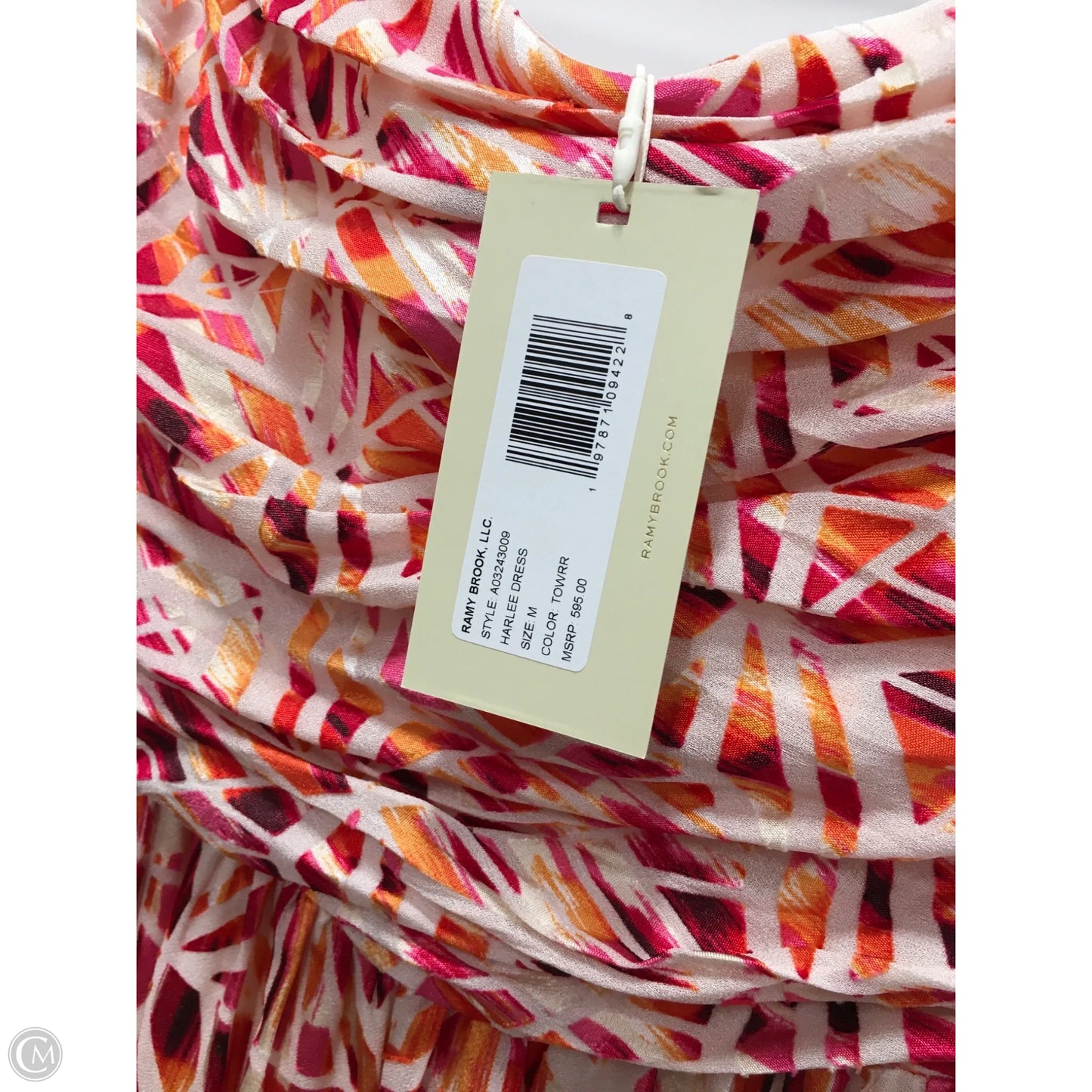 Dress Casual Maxi By Ramy Brook In Orange & Pink, Size: M
