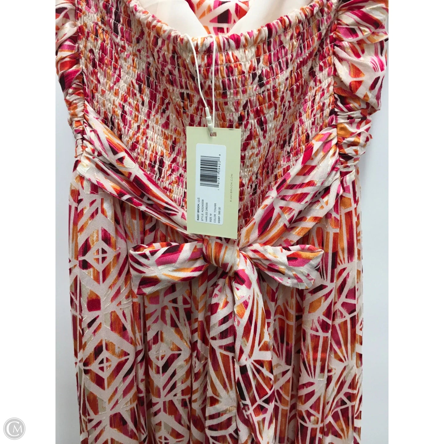 Dress Casual Maxi By Ramy Brook In Orange & Pink, Size: M