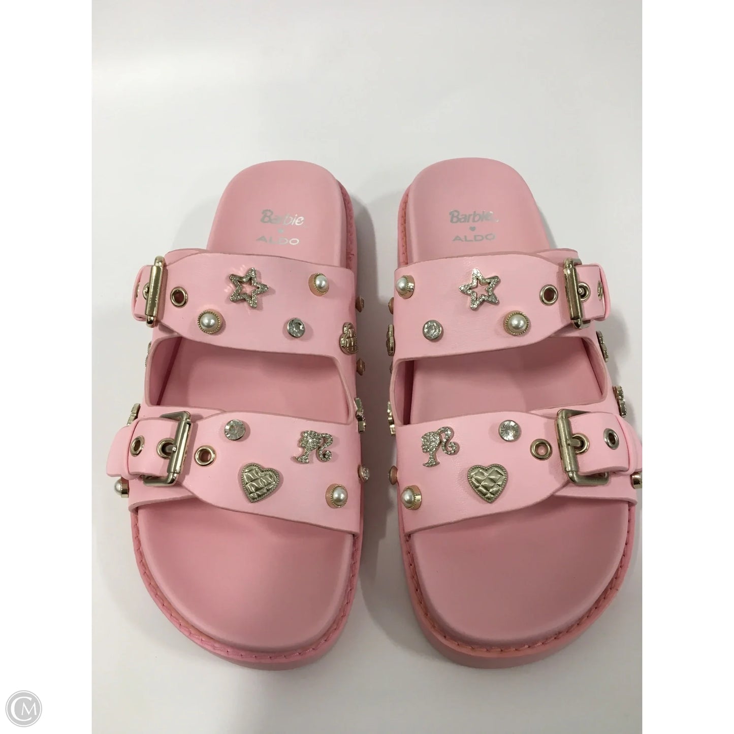 Sandals Flats By Aldo In Pink, Size: 6
