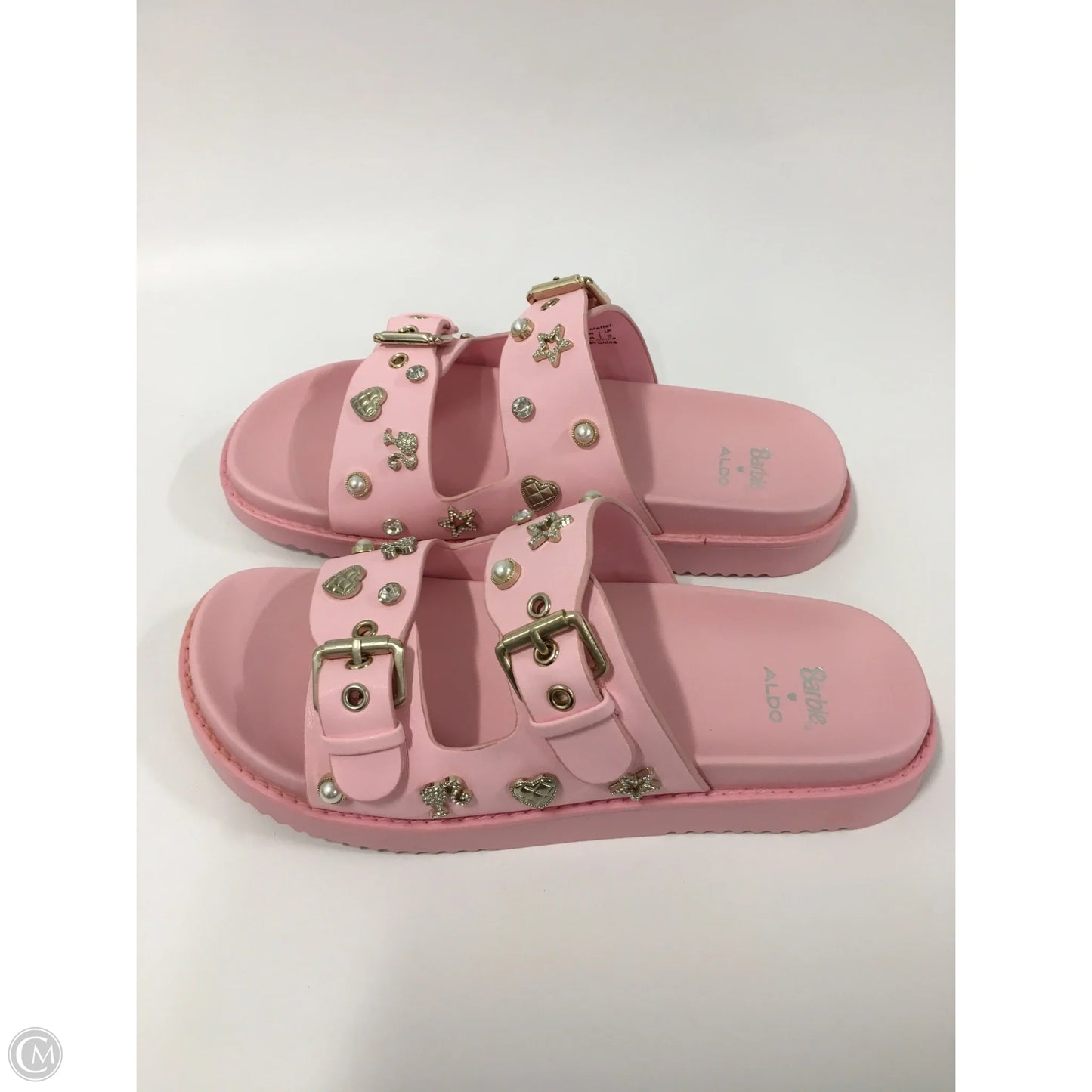 Sandals Flats By Aldo In Pink, Size: 6