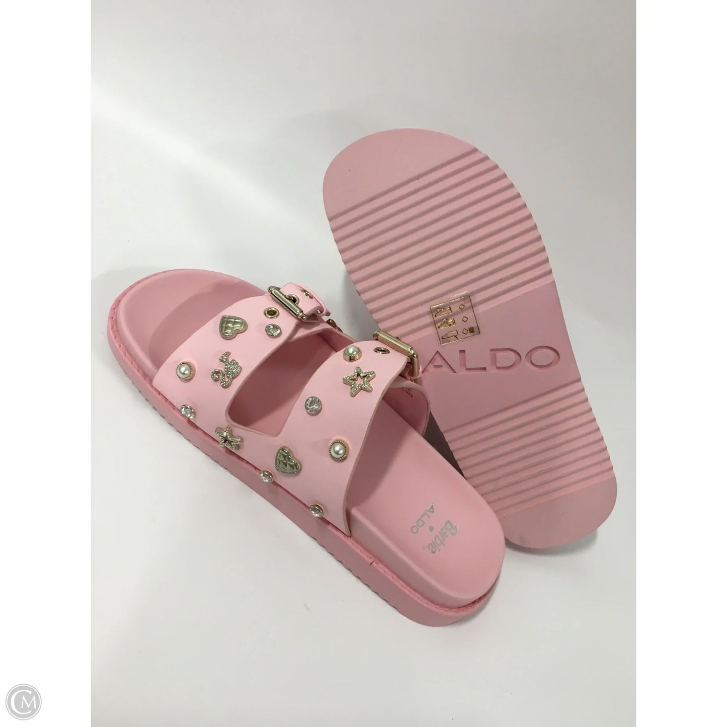 Sandals Flats By Aldo In Pink, Size: 6